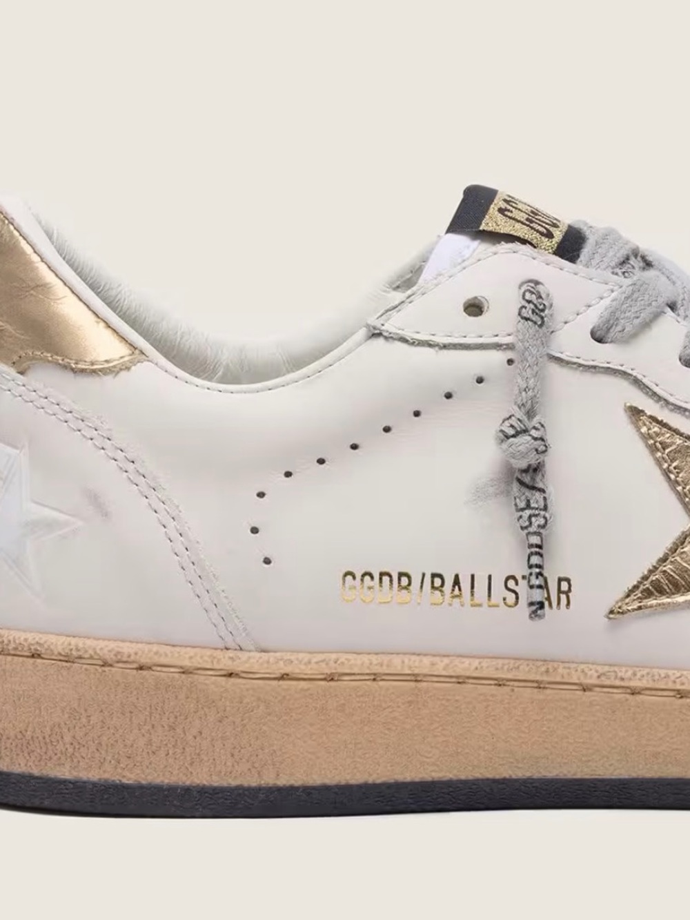 Golden Goose Ball Star with Gold Star and Heel tab 38 BRAND NEW - Picture 4 of 15